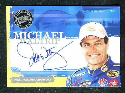 2005 Press Pass Signings Autograph #59 Michael Waltrip • $4.75