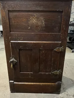 Vintage Wooden Ice Box • $375