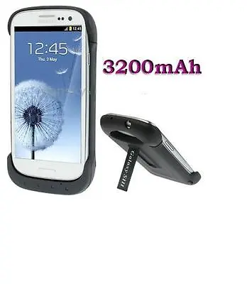 Samsung Galaxy S3 Extended Battery Backup Power Pack Charger Case Juice Cover • $19.99