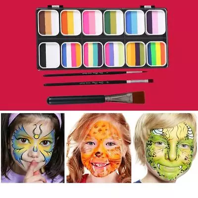 Bowitzki Professional Split Cake Palette Single 12*10g Face Paint Kit For-Artist • £16.84