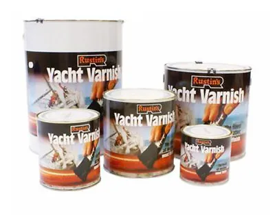 Rustins Yacht Varnish Available In Satin Or Gloss Finish All Sizes Available  • £9.99