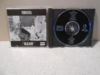 Nirvana-bleach-13 Track Cd-australia-1989-curt Cobain-dave Grohl • $14