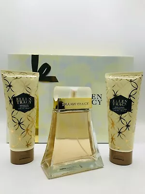 Ellen Tracy 3pc Set Women Parfum Spray 3.4 Oz Body Lotion Shhower Gel 3.4 Oz New • $49.95