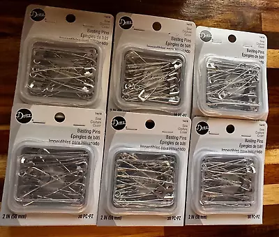 Dritz 180 Basting Safety Pins Nickel Plated Steel Size 3 2  • $14
