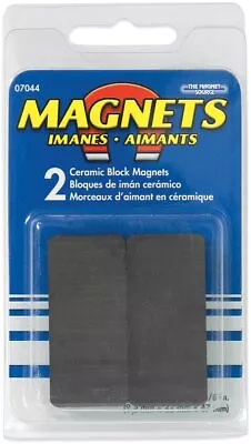 Master Magnetics 07044 Ceramic Block Magnets Set Of 2 3/8  X 7/8  X 1 7/8  • $7.19