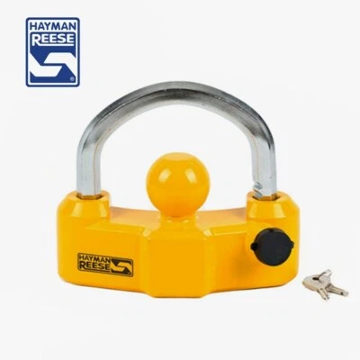 $68 • Buy Hayman Reese Trailer Towing Hitch Coupling Lock HD Security 63228HR Trojan SB