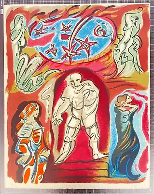 André Masson Don Giovanni Original Hand Signed Lithograph On Paper 1977 • $750