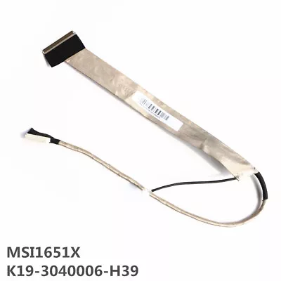 New Lcd Cable For MSI GX620 GX630 Lcd Lvds Cable MSI1651X K19-3040006-H39 • $6.99