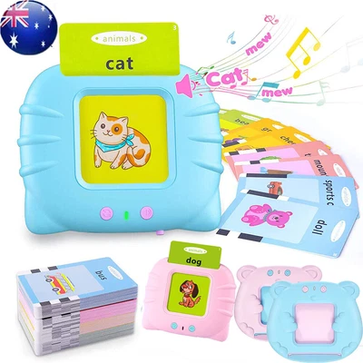 $17.96 • Buy Talking Baby Flash Cards 112 Sheets 224 Words Educational Toys For 1-6Year Old