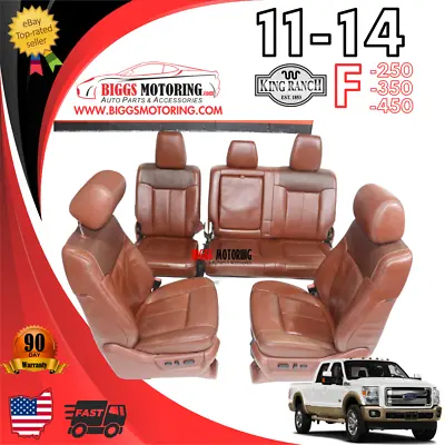 2011-2014 Ford F-250 F350 F450 Complete King Ranch Interior Seat Set • $3599.98