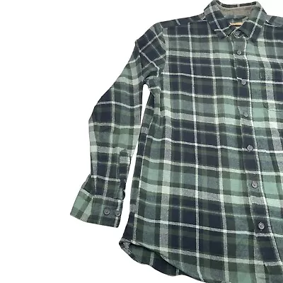 Telluride Flannel Shirt Men's Medium Classic Fit Plaid Long Sleeve Button-Up • $10.95