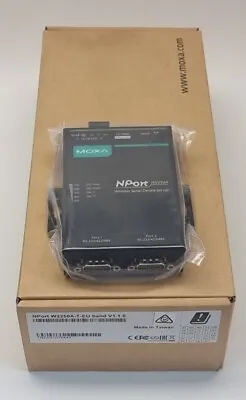 Moxa NPort W2250A-T-EU Band Serial To WiFi Wireless Device Server V1.1.0 • $322.94
