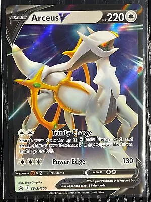 Arceus V SWSH306 (Black Star Promo) Near Mint Pokemon TCG • $3.99