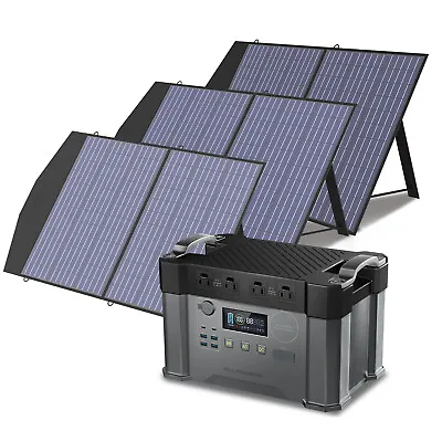 ALLPOWERS S2000 2000W 1500Wh Solar Portable Power Station & Foldable Solar Panel • $899