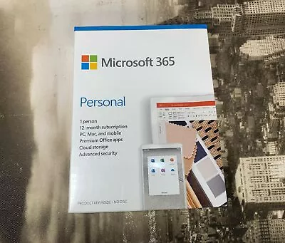 Microsoft Office 365 Personal 1 Year 1 User PC Or Mac QQ2-00989 #LF • £47.49