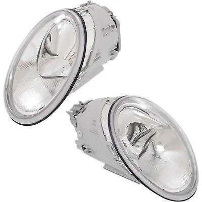 Headlight Set For 98-2005 Volkswagen Beetle Left And Right With Bulb 2Pc • $239.93