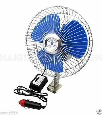 12V Oscillating Fan BREEZE COOLER Car Caravan 4WD Boat TRUCK Accessories PARTS • $30.95