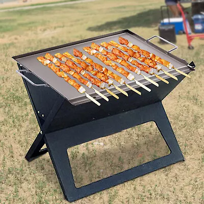 £52.31 • Buy Commercial Versatile Stainless Steel Baking Plate Grill BBQ Griddle Non-stick