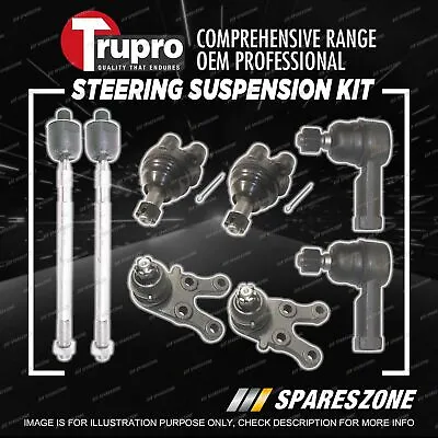 Trupro Ball Joint Tie Rod Rack End Kit For Mitsubishi Delica L400 Wagon 4WD • $279.95