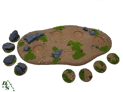 Modular Forest/Rocky Terrain Bases Wargames Terrain • £8.29