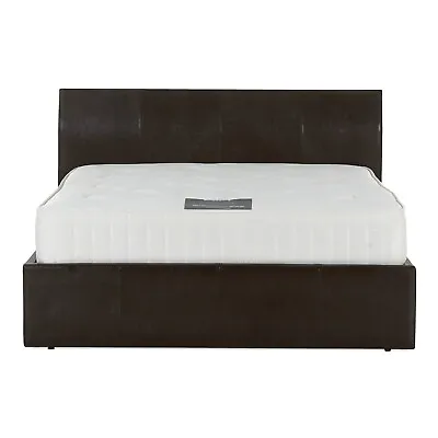 £150 • Buy Fusion Bed / Brown / Faux Leather / Storage / Small Double / 4ft / Hb-fb