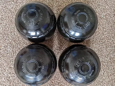 Almark Clubmaster Lawn Bowls Size 5 Medium Set Of 4 • £25.90