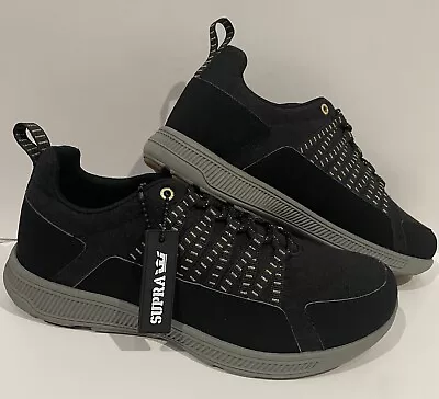 Supra Men's Owen Black White Shoes Size 7.5 • $59.99