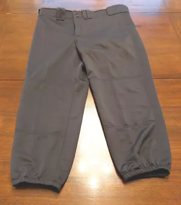 NWT Mizuno Women's Elastic Bottom Black Softball Pants Size XL (350150.9090.07) • $21.99