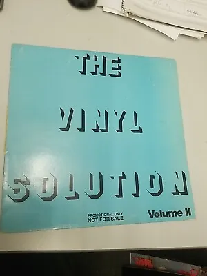 RARE The Vinyl Solution Volume 2 Promotion Only • £50