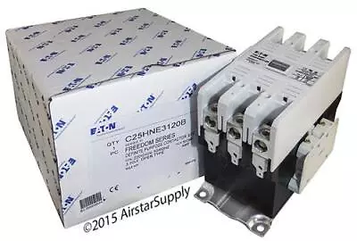 120 Amp Contactor C25HNE3120B Eaton / Cutler Hammer • 3 Pole • 208/240V Coil • $300