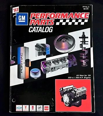 1993 GM High Performance Engine Part List Catalog - Chevrolet - Buick - Pontiac • $11.09