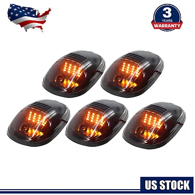 $31.99 • Buy Smoked Lens Roof Top Cab Amber Running Lights DRL LED For Dodge RAM 1500 2500 5x