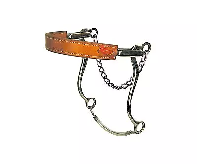 Reinsman 951 Mechanical Hackamore With Flat Leather Nose; Stage C • $189.48