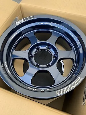 $3599 • Buy Volk TE37XT M-Spec 17x8.5-10 6x139.7 Mag Blue Forged Wheels For Tacoma 4Runner