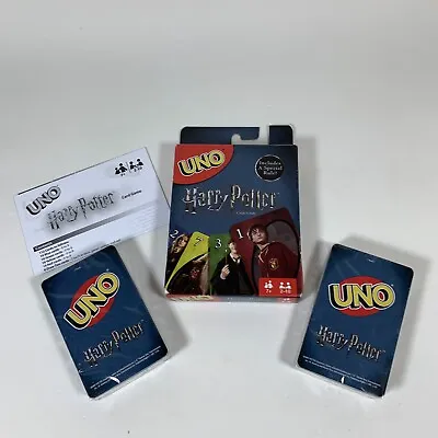 Mattel HARRY POTTER UNO Card Game Special Rule * Open Box Sealed Cards • $9.95