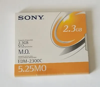 Sony EDM-2300C 2.3GB 512 B/S Magneto Optical Disk New Sealed • $159.99