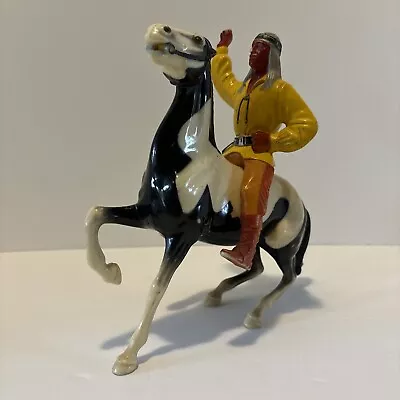 Vintage Hartland Plastics Cochise Horse/Rider Set 1950's Collectible Toys • $14.97