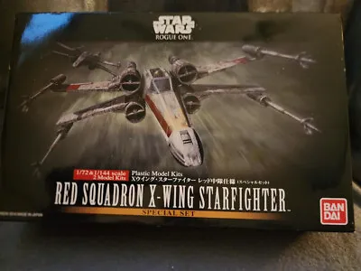 Bandai Rouge One Red Squadron X Wing Starfighter Special Set Model Kit • $30.90