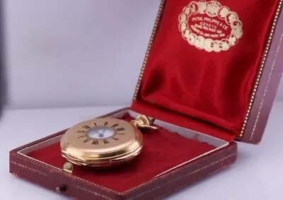 Antique Gold Patek Philippe Pocket Watch REPEATER-Tsar Nicholas Enamel Portrait • $44000