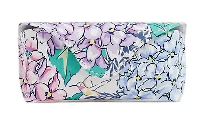 VERA BRADLEY Floral Hard Eyeglass Case NWT Happy Hydrangea Magnetic • $13.48