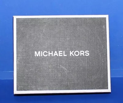 Michael Kors Men's Black Gray Wallet Slim Billfold MK Jet Set  NIB AO1077949 • $25.95