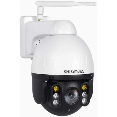 SHIWOJIA PTZ Camera Outdoor Dome IP Camera 1080P 2.4G Wifi Security Camera • £44.99