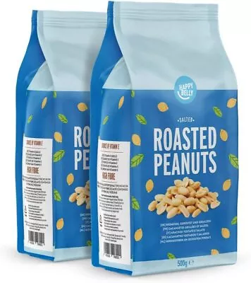 £7.50 • Buy Happy Belly Roasted And Salted Peanuts (2x500g)