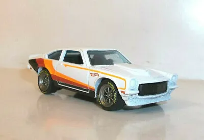 Loose 2020 Hot Wheels White Custom V-8 Vega Chevrolet Wheel Swap Real Riders • $16.99