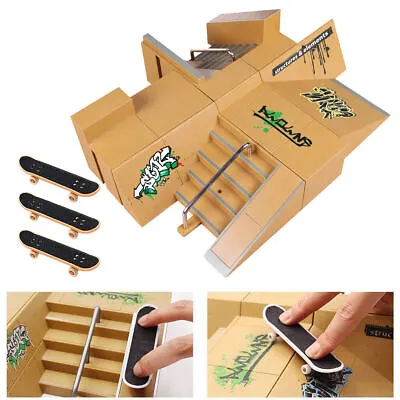£17.96 • Buy Skate Park Ramp Parts Gift Toy For Mini Fingerboard Finger Board Ultimate Parks+
