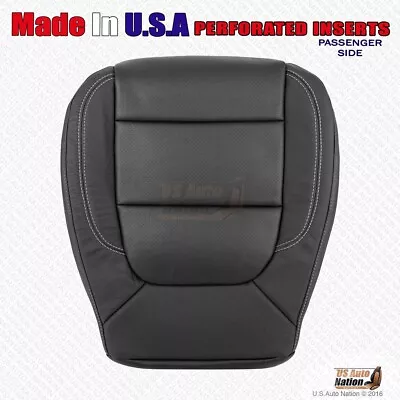2019 - 2023 GMC Sierra SLT Z71 Passenger Bottom Perforated Leather Cover Black • $161.02