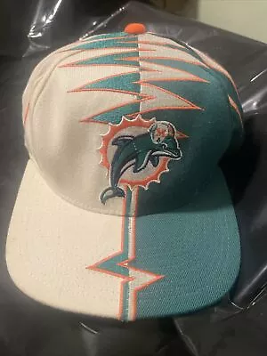 Miami Dolphins Vintage Shockwave Starter Hat  • $125