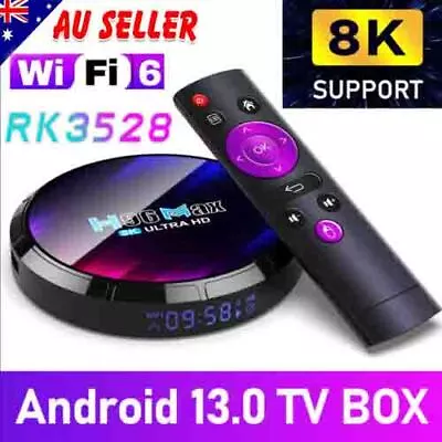 2024 Upgraded H96 MAX Smart Android 13.0 TV Box Quad Core 8K HD Stream Player 4K • $34.19