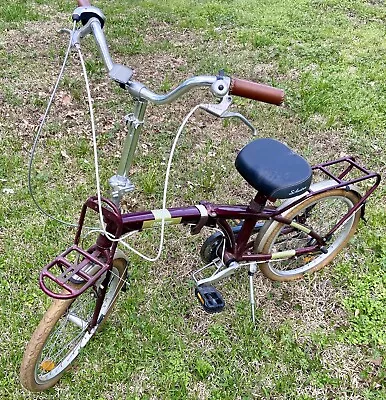 Legendary CITIZEN ALHAMBRA Vintage Folding Bike 20” 3-Speed Original Except Seat • $325