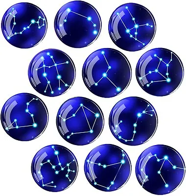 $14.99 • Buy Fridge Stickers 12Pcs Glass Strong Magnetic Refrigerator Magnets Funny